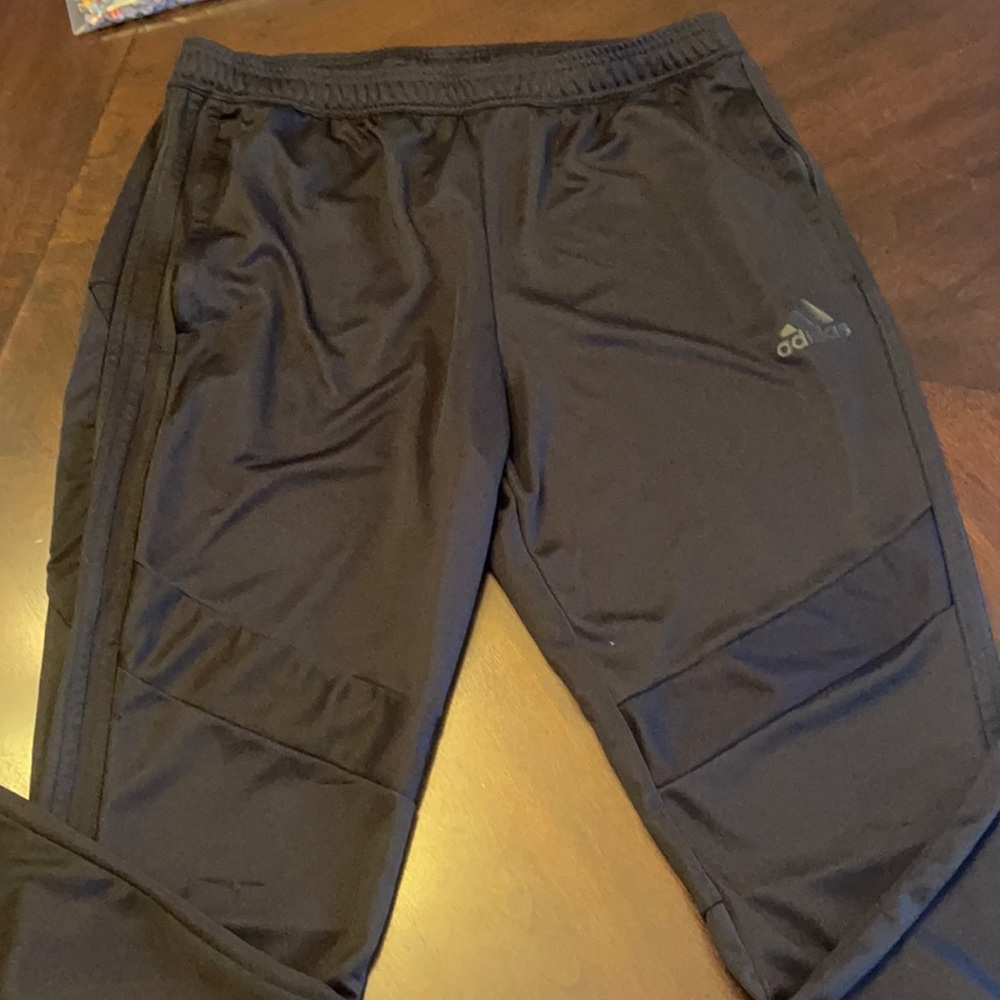 Men’s adidas large black sweatpants.